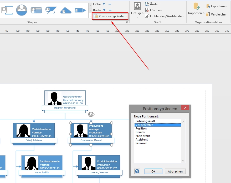 Organigramme Erstellen Mit Excel Und Visio Excelnova