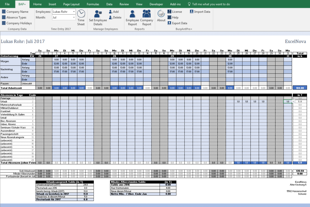 Vba Programmierung Development Excelnova